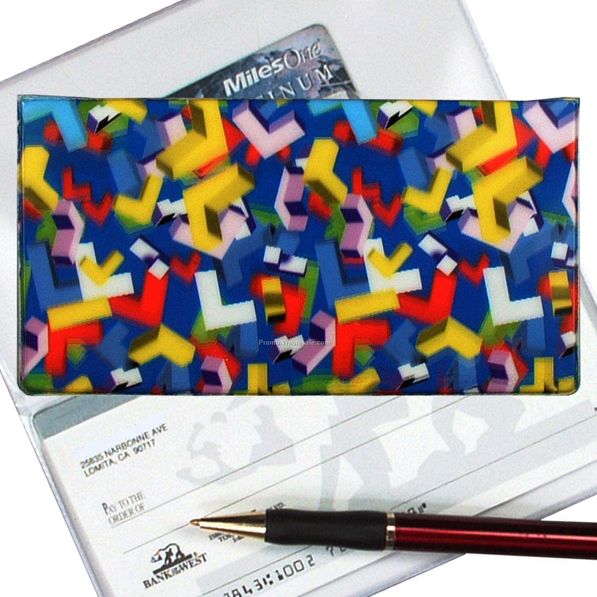 3-3/8"x6-3/8" 3d Lenticular Checkbook Cover - Stock / L Shapes