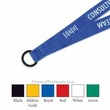 3/4" Premium Woven Logo Lanyards