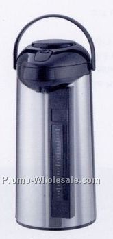 3 Liter Stainless Lined Sight Glass Airpot With Pump Lid