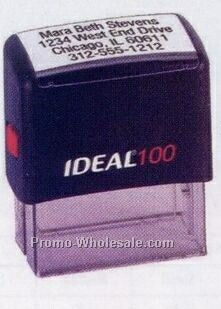 3"x1-1/2" Jumbo Ideal 30 Custom Self Inking Stamp