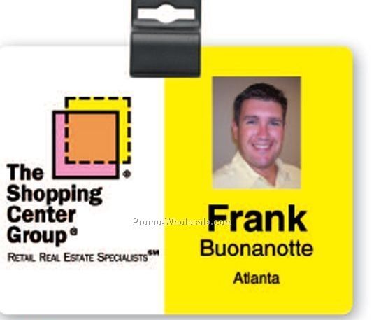 3"x4" Full Color Photo Id Badge