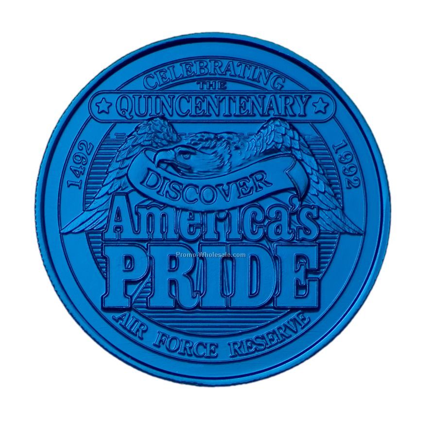 39mm Anodized Aluminum Coin / Medallion (12 Gauge)