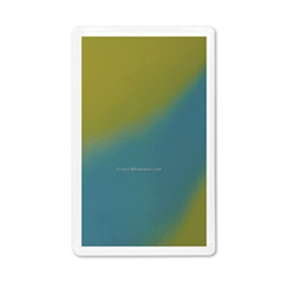 3d Lenticular Acrylic Magnet Picture Frames - Stock / Yellow Blue Green