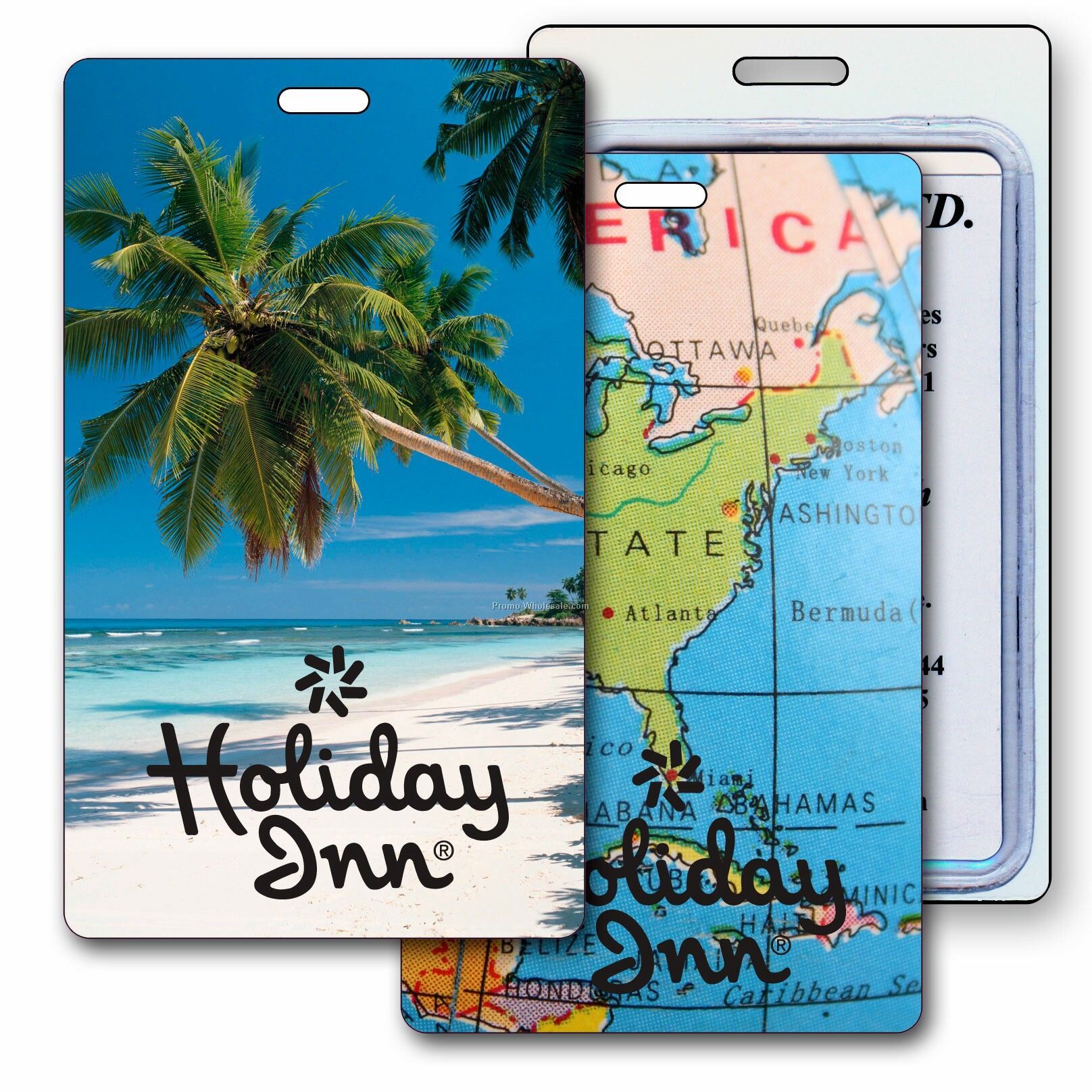 3d Lenticular Luggage Tag - Full Custom Designed