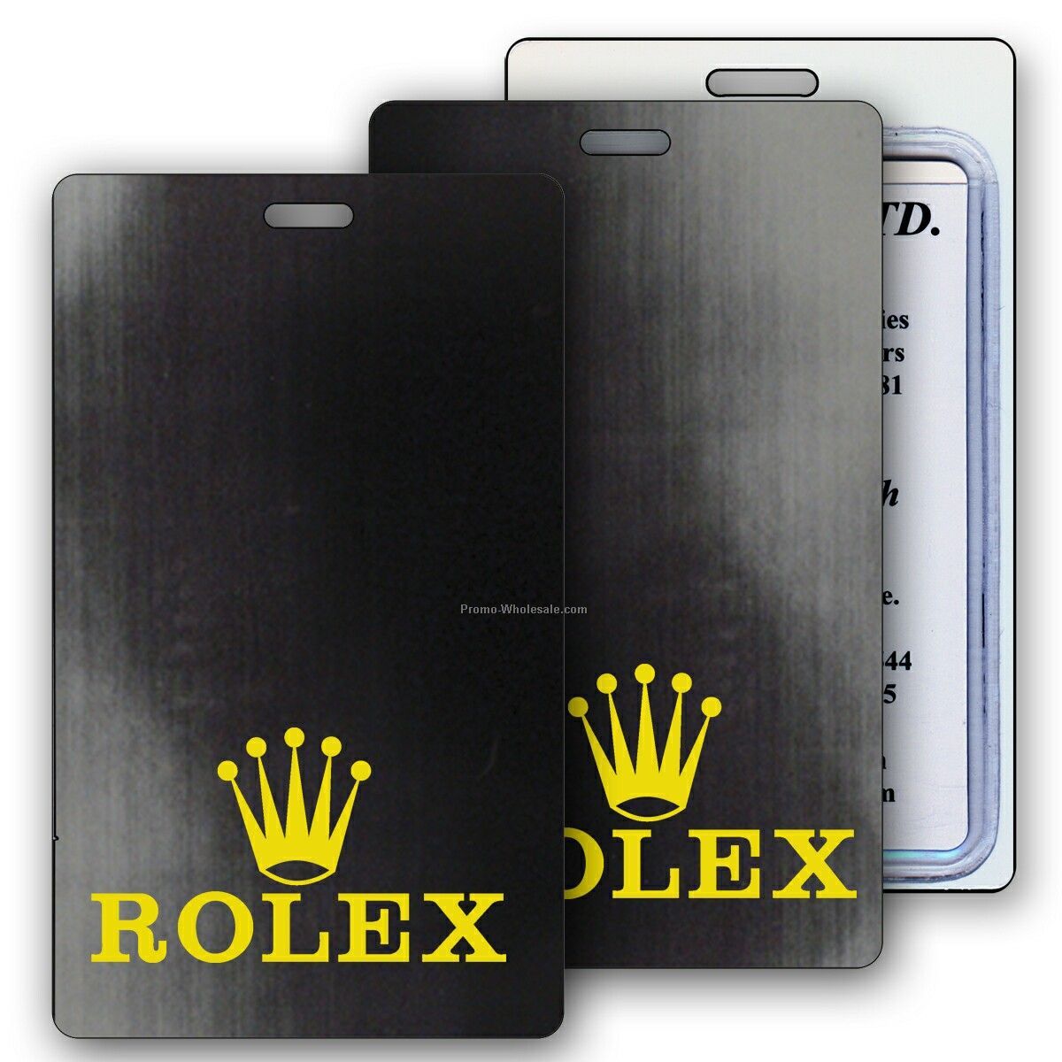 3d Lenticular Luggage Tags - Stock / Black Gray White 2-3/8"x4-1/4"