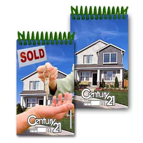 3d Lenticular Mini Notebook; Stock; House For Sale; Custom