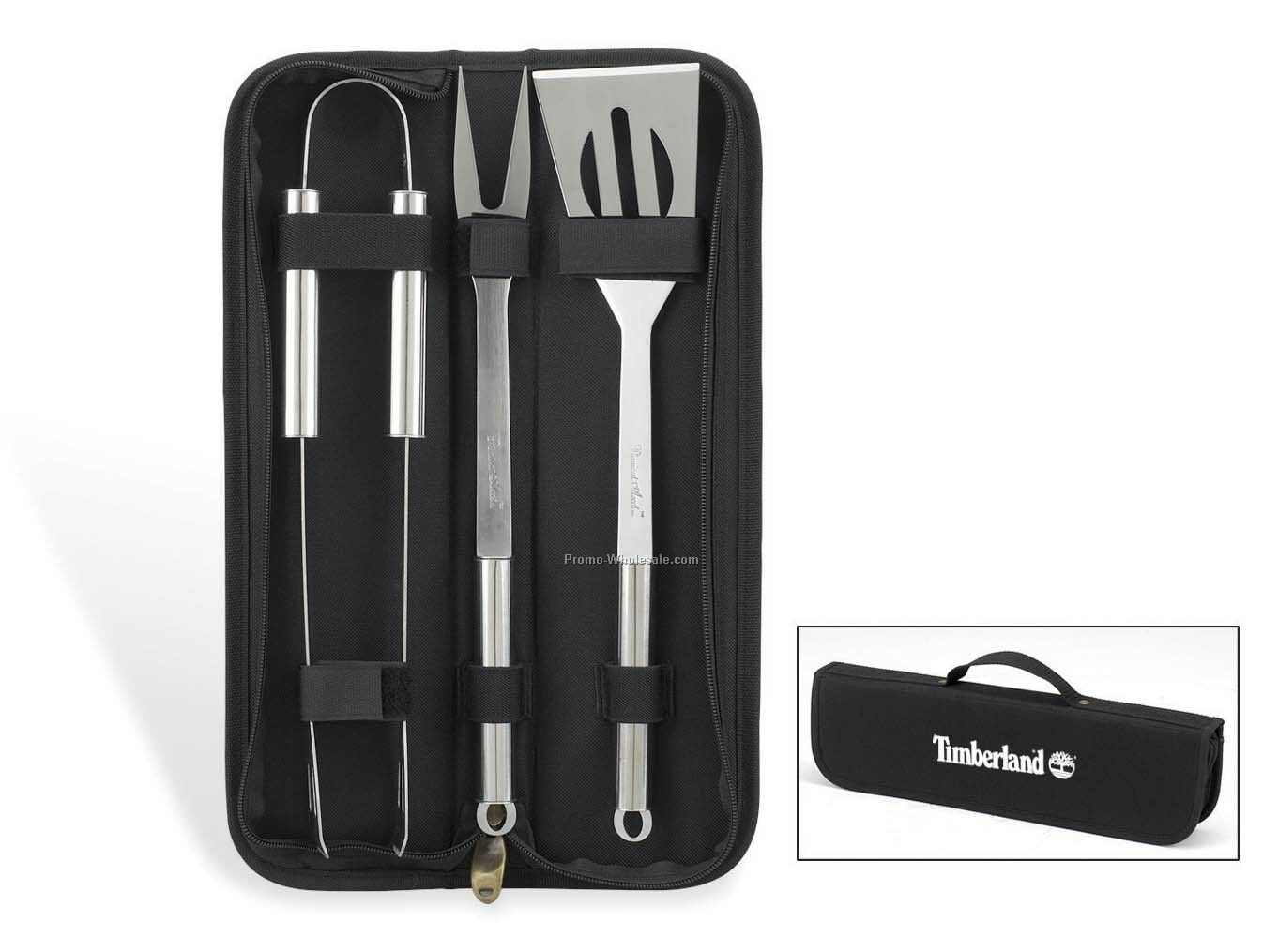 4.25"x16" X 1.75" 3pc Barbecue Tool Set