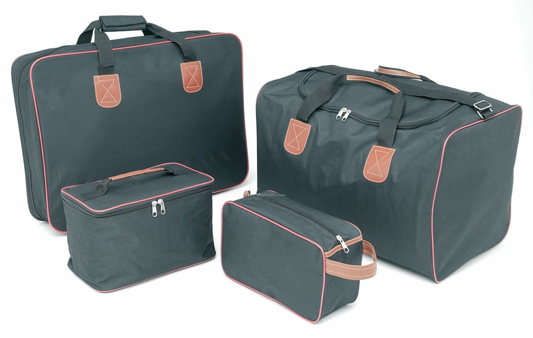 4 Piece Luggage Set (Embroidered)