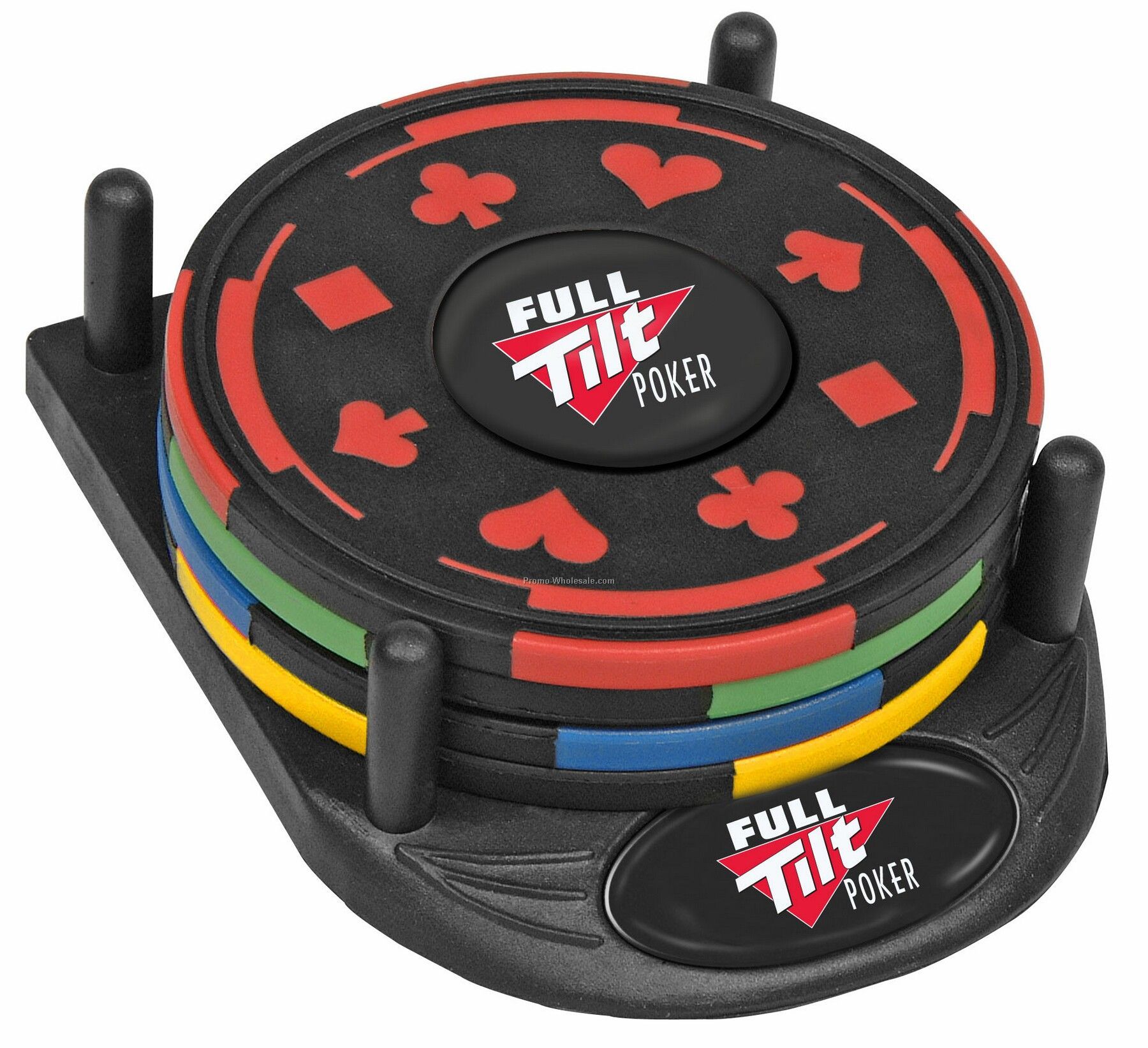 4-piece Gambler Coaster Set