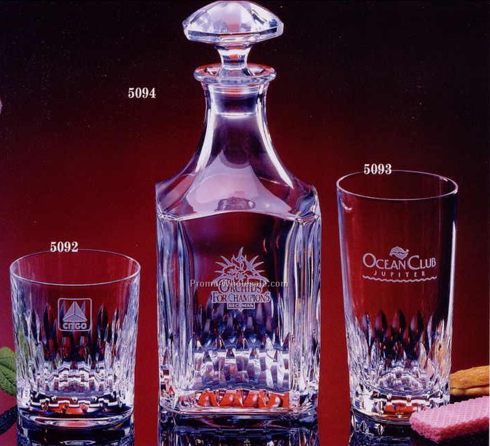 5 Piece Lotus Decanter And On The Rocks Spirit Set