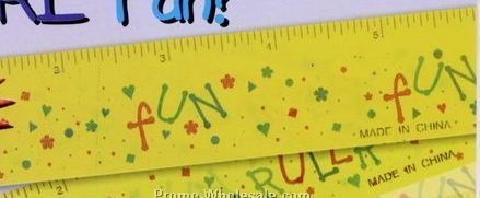 6" Fun Flicker Lenticular Ruler (Blank)