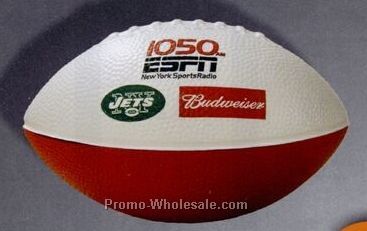 6" Mini Football (1/2 Molded 1 Color & 1/2 Another Color)
