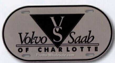 6"x12" Oblong Classic 3d License Plate