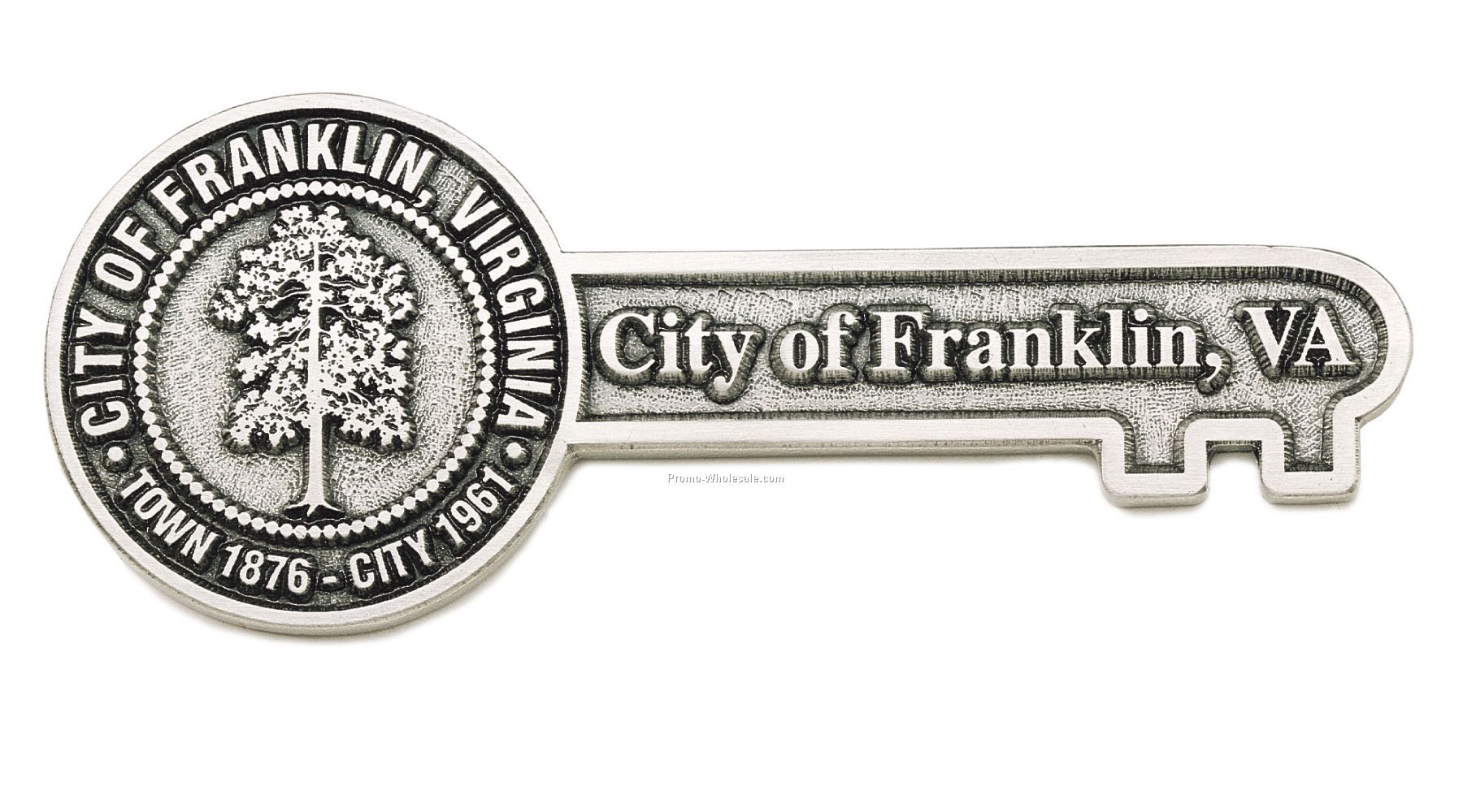 6"x2-1/2" Spinline Cast Key To The City