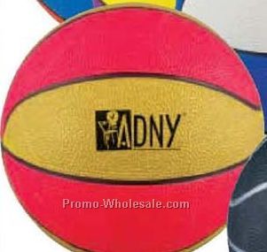 7" Assorted Bright Color Basketballs