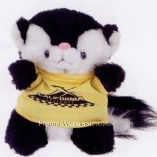 8" Extra Soft Plush Skunk