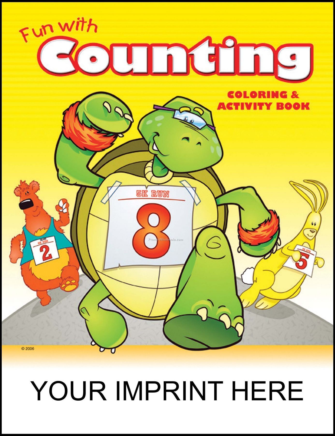 8-3/8"x10-7/8" Fun With Counting Coloring & Activity Book