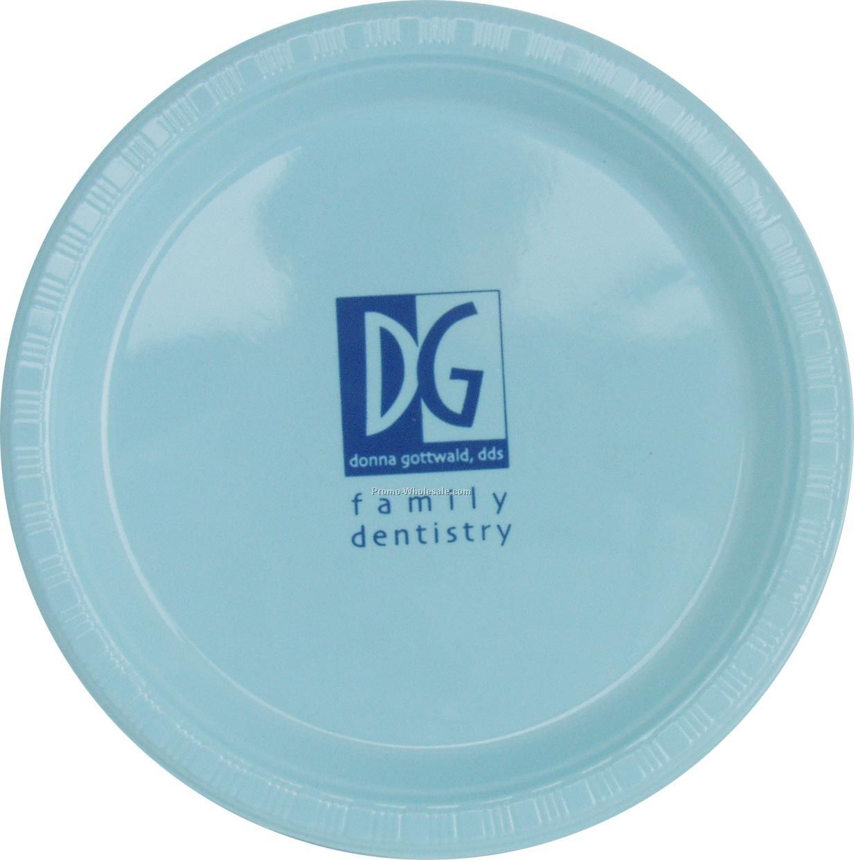 9" Pastel Blue Colorware Paper Plate