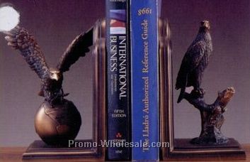 9"x8" Gallery Style Figurine Eagle Bookends
