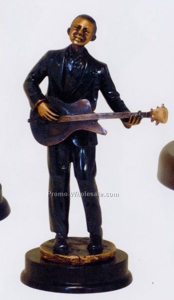 Accordion Player Figurine