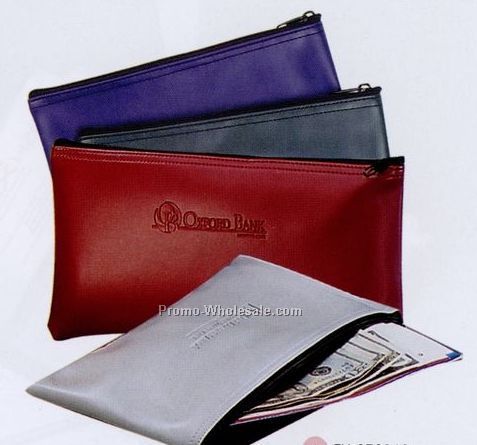 Bank Deposit Pouch (Navy Blue)