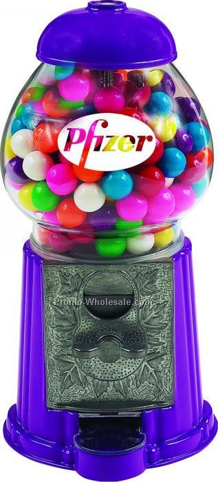 Blue 11" Gumball / Candy Dispenser Machine