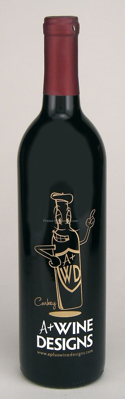 Cabernet Sauvignon, California, 750 Ml, 1 Deep Hand-etch, 2 Paint Fills