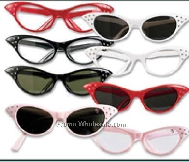 clear glasses. Catseye Clear Lenses Glasses