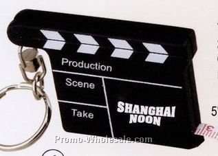 Clapboard 5' Measuring Tape Keychain