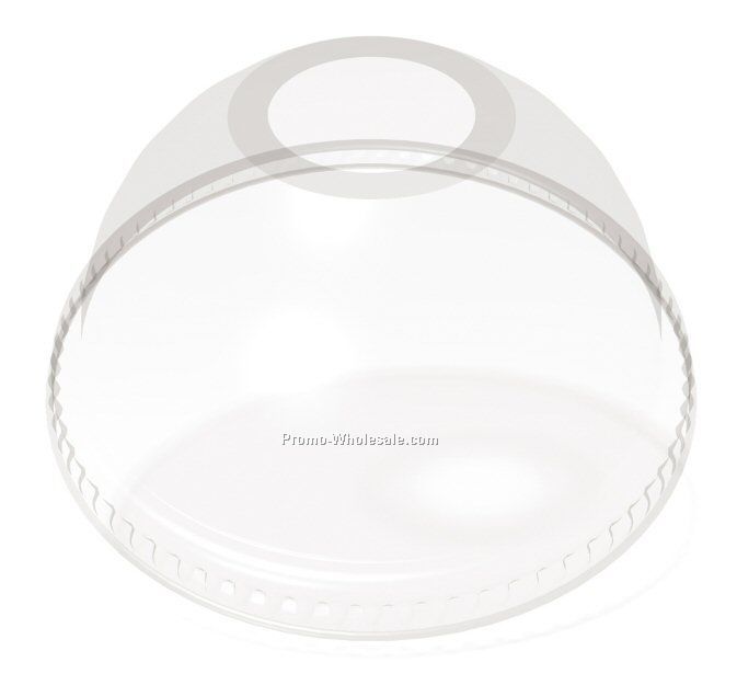 Clear Dome Lid For 16 Oz./ 24 Oz. Biodegradable Plastic Cup