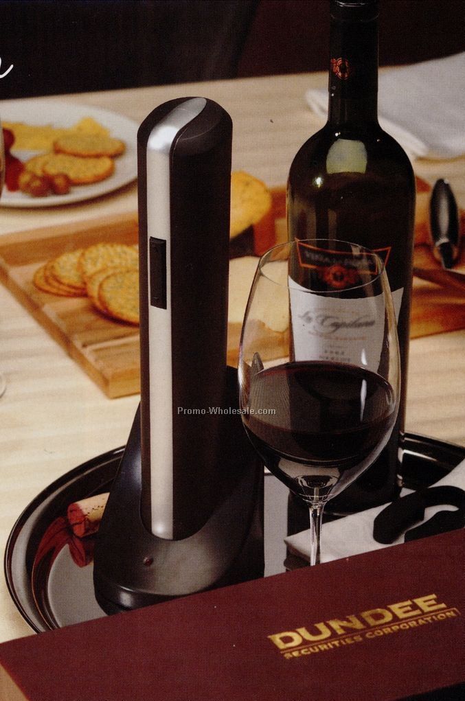 Cordless Wine Opener W/ Rechargeable Corkscrew