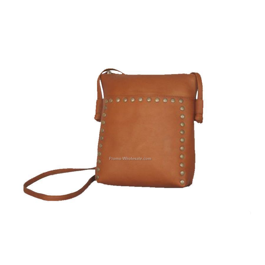 Cross Body Bag With Rivets