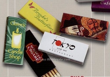 Custom Domestic 10 Piece Box Matches (1 Color)