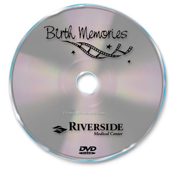 DVD-R W/ 1 Color Screen Print (4.7 Gb)