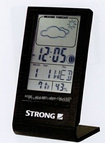 Desktop Clock With Weather Station