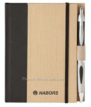Eco Perfect Bound Hard Cover 2-tone Journal Combo (4"x6")