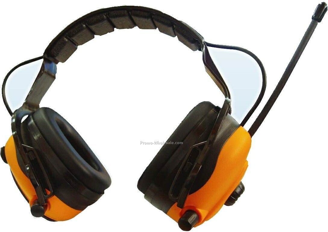 Electronic Safety Earmuffs W/ FM Radio And Mp3 Jack