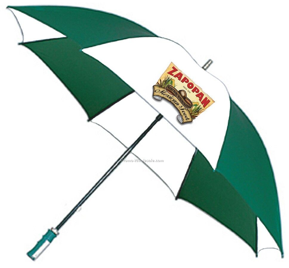 Fiberglass Shaft Golf Umbrella (62" Arc) With Full Color Imprint