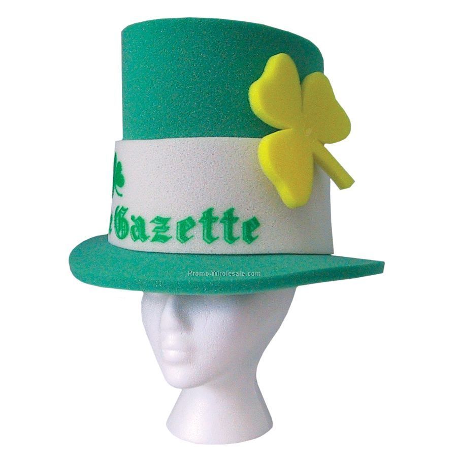 Foam Irish Top Hat