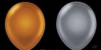 Gold/ Silver Plain Balloon