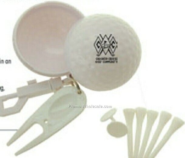 Golf Accessories In Golf Ball Case - Direct Import