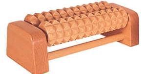 Grooved Foot/Shoulder Wooden Massager