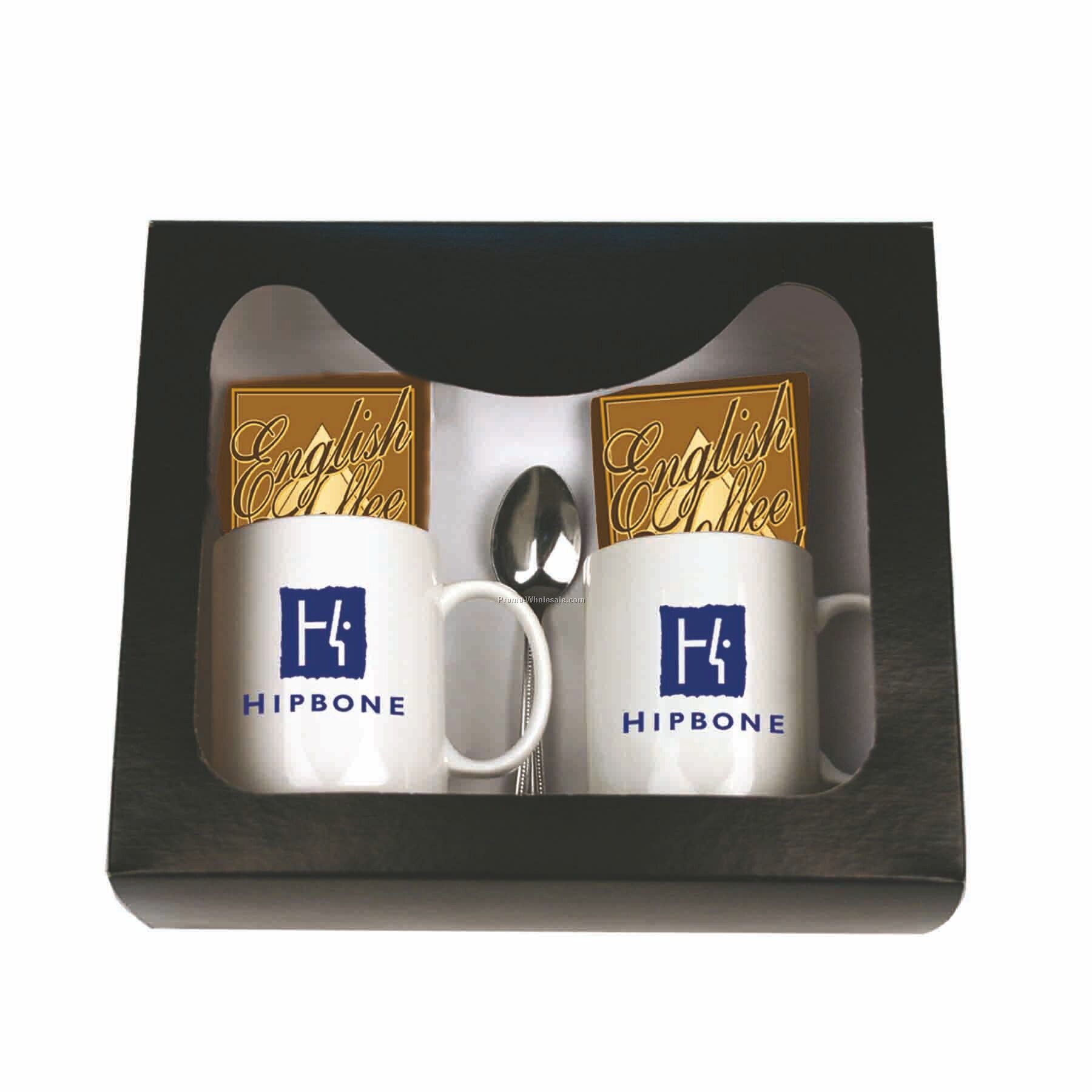 Hot Chocolate For 2 Gourmet Gift Set (English Truffle)