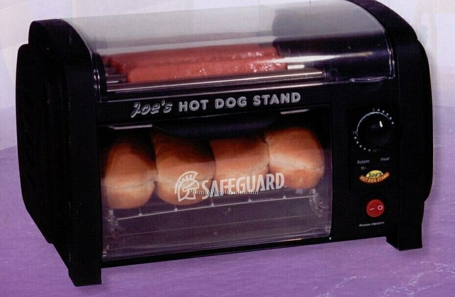 Hot Dog Roller Grill W/Bun Warmer