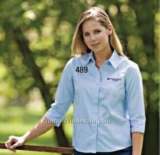 Ladies Avalon Cotton Oxford Shirt (4xl)