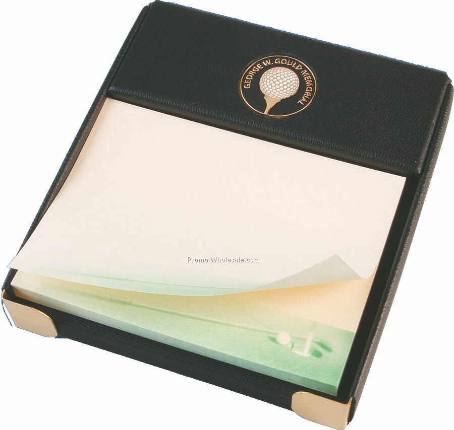 Leather Desktop Memo Pad