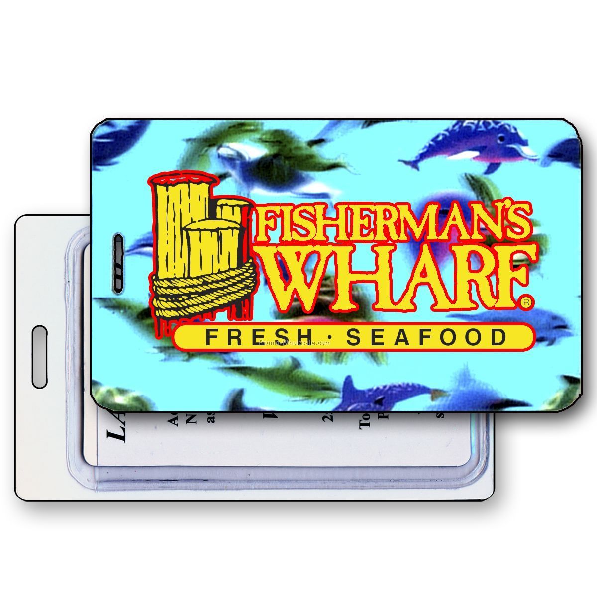 Lenticular Luggage Tags - Stock / 3d Dolphins