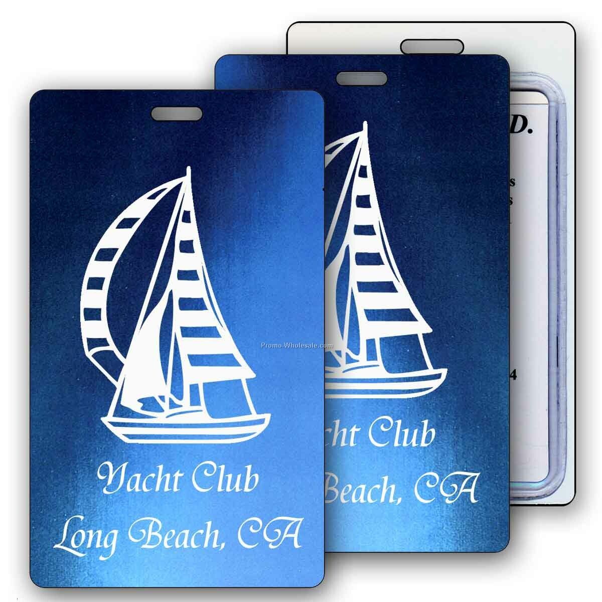 Lenticular Luggage Tags - Stock / Change Colors / Blue, Black, White