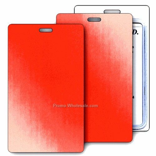 Lenticular Luggage Tags - Stock / Change Colors / Red, White, Pink