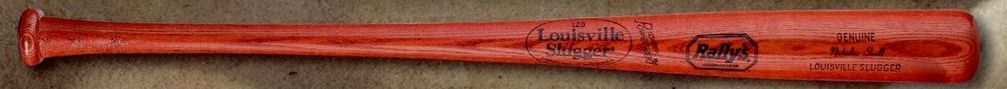 Louisville Slugger Full-size Corporate Wood Bat (Wine Red/ Black Imprint)